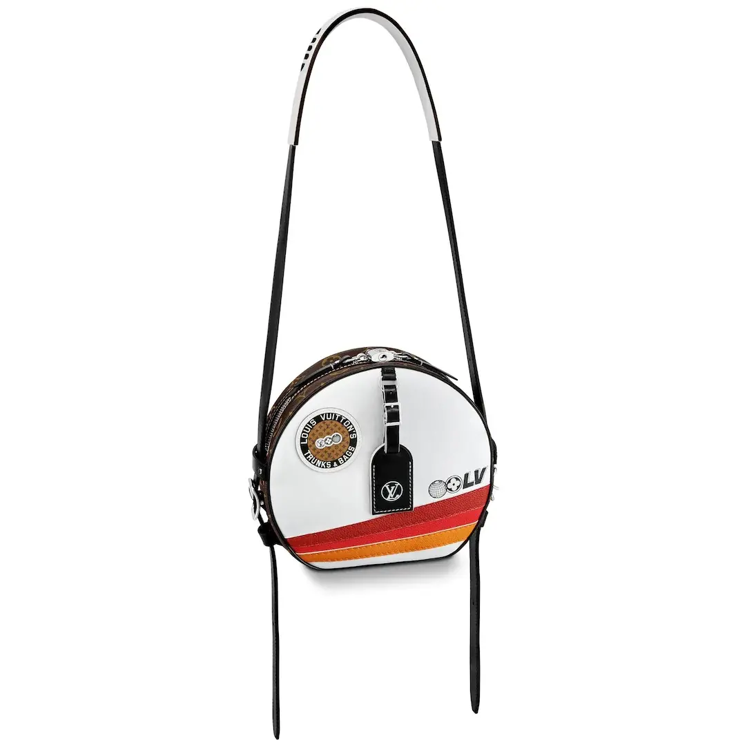 LV Patches Boite Chapeau Souple M55653