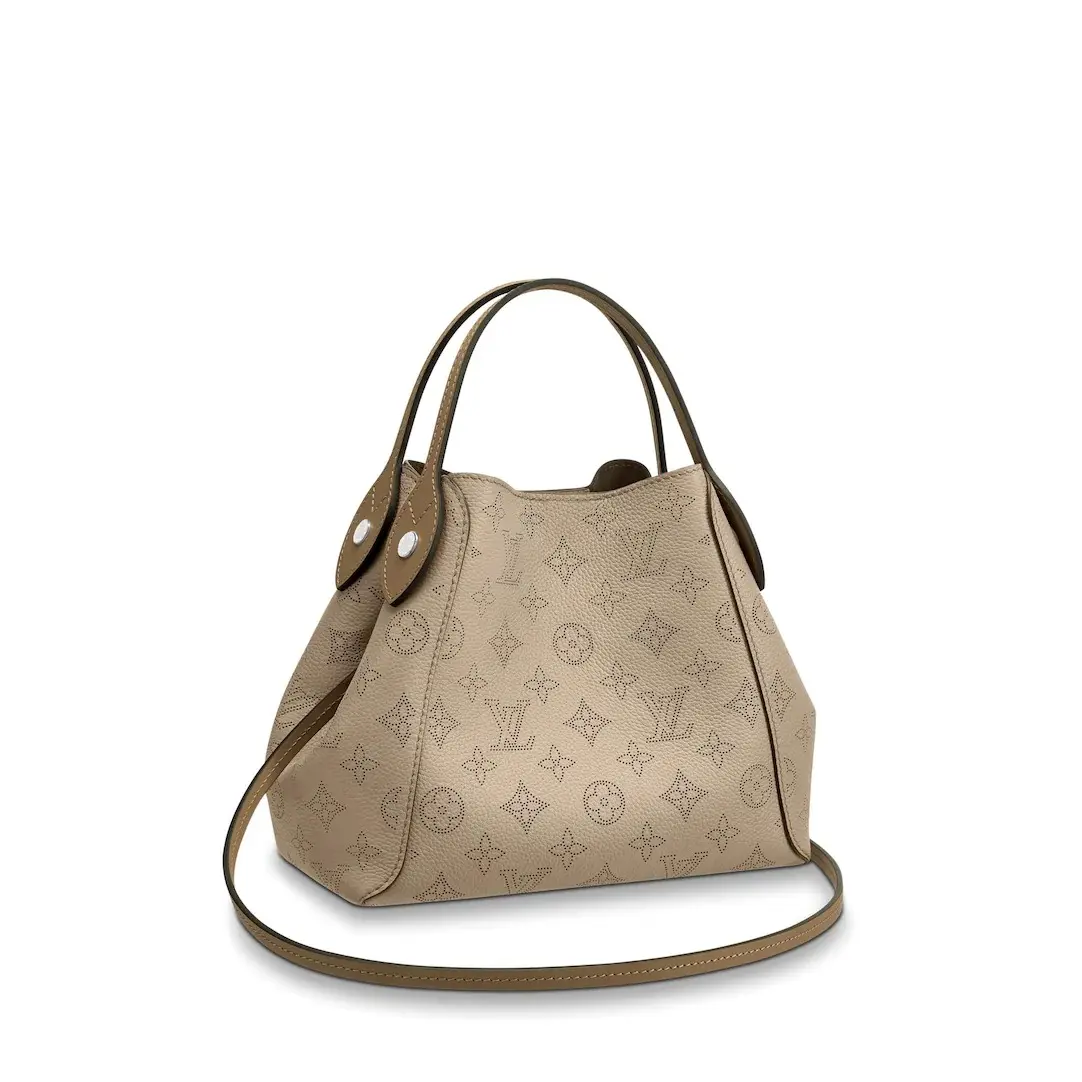 Mahina Leather Hina PM-Galet Gray M54351