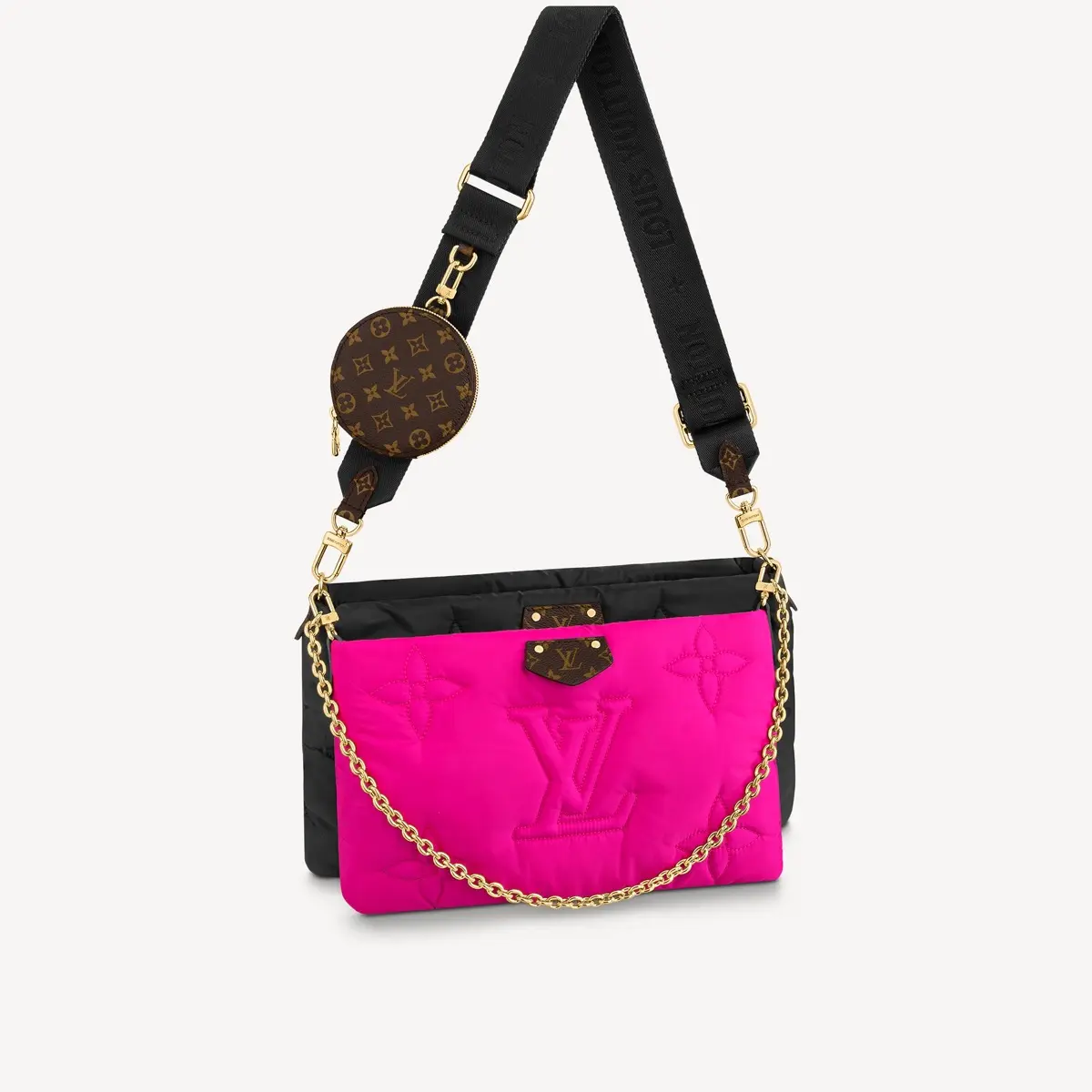 Maxi Multi Pochette Accessoires Bag-Fuchsia M58980