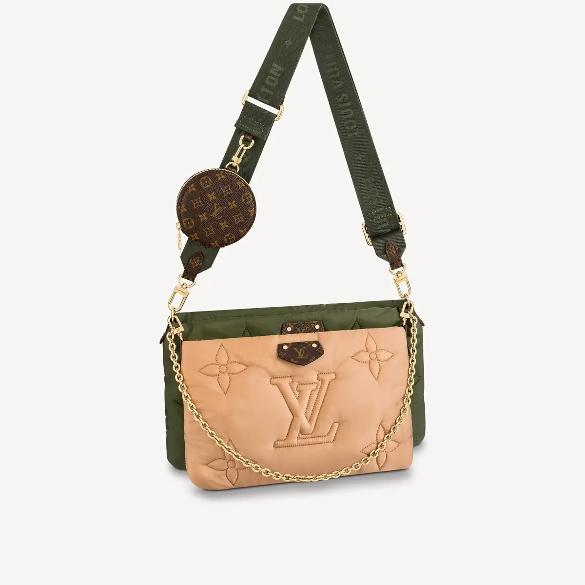 Maxi Multi Pochette Accessoires Bag-Khaki Green M58977