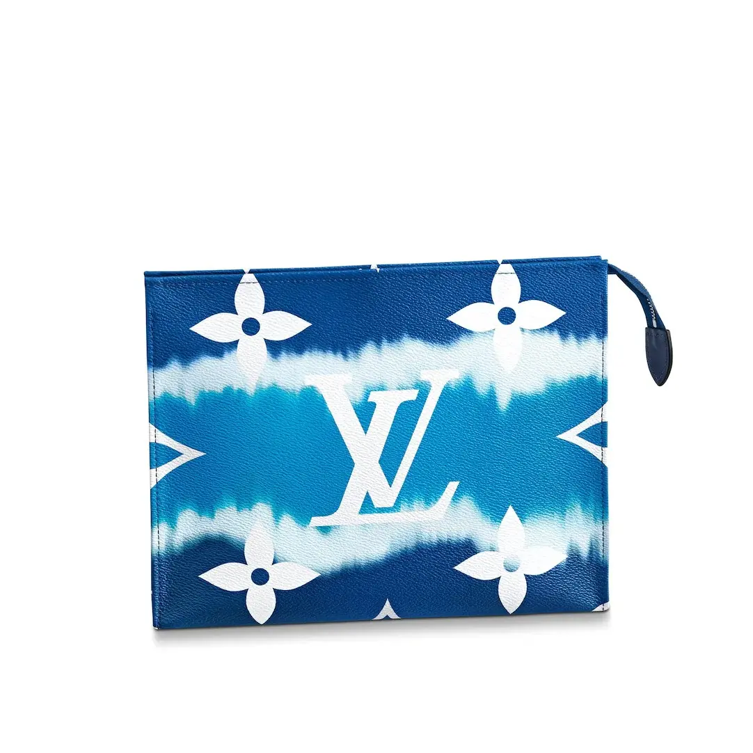 Monogram Canvas LV Escale Poche Toilette 26-Blue M69136