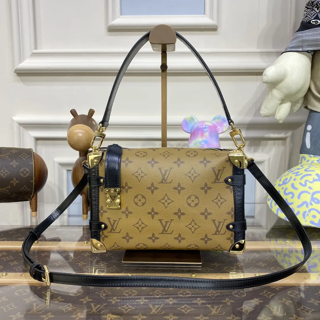 Monogram Canvas Side Trunk PM Handbag M46358-2