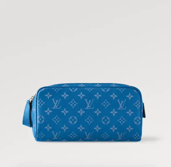 Monogram Canvas Taigarama Dopp Kit Blue M31013-Blue