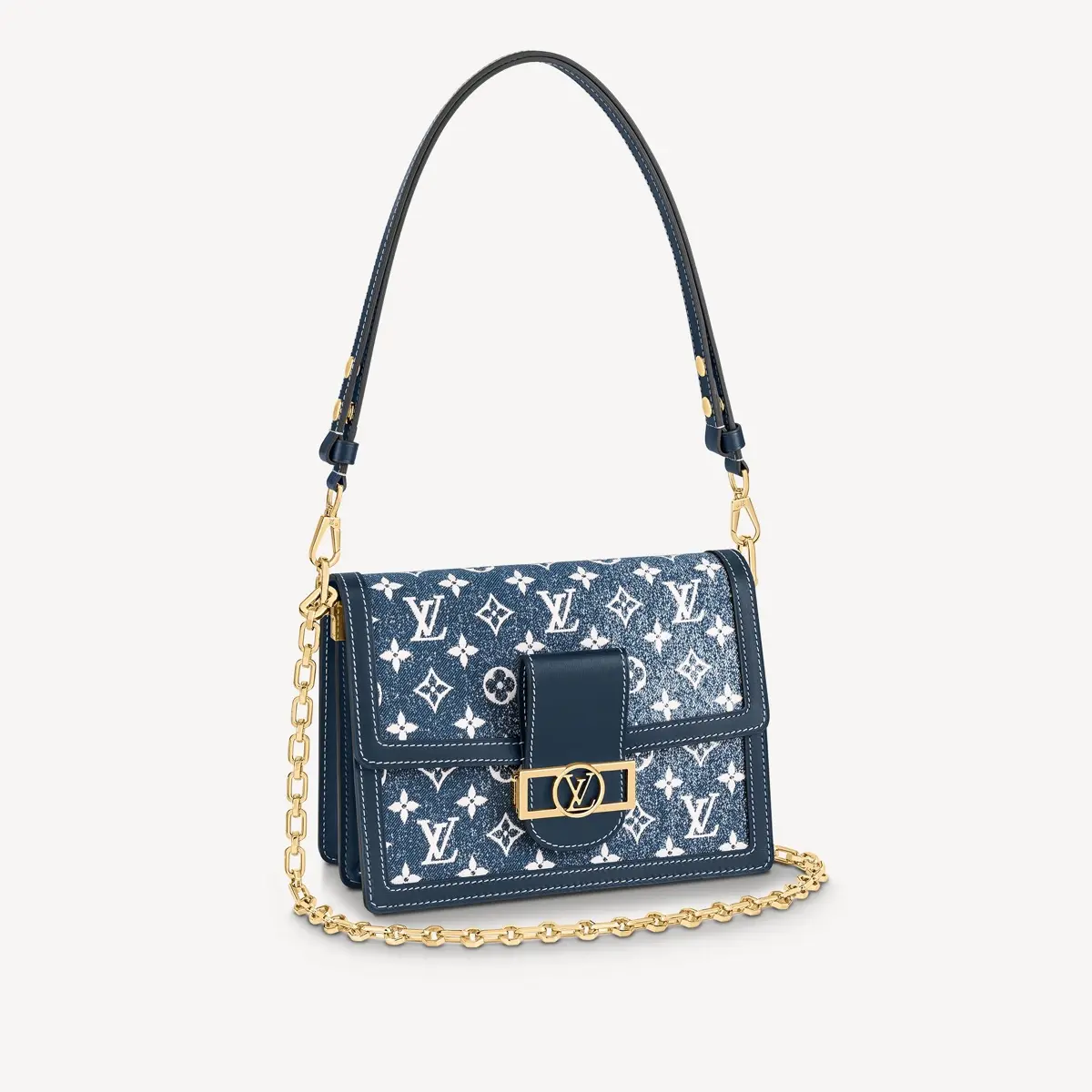 Monogram Denim Dauphine MM Handbag M59631