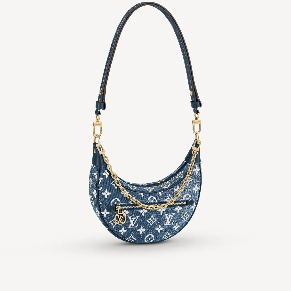 Monogram Denim Loop Baguette Handbag M81166