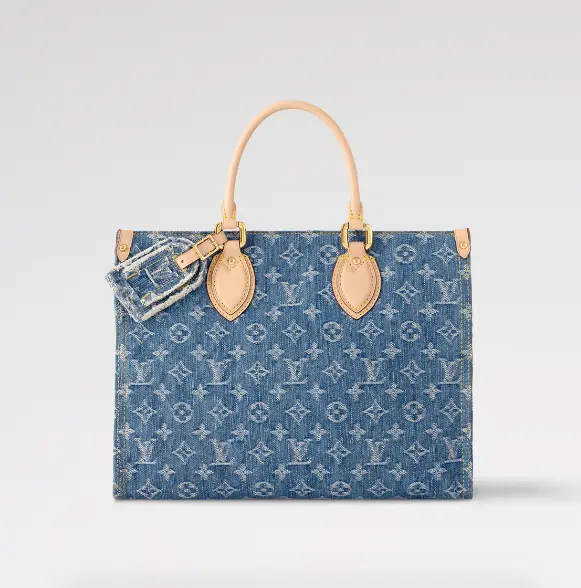 Monogram Denim OntheGo MM Handbag M46871
