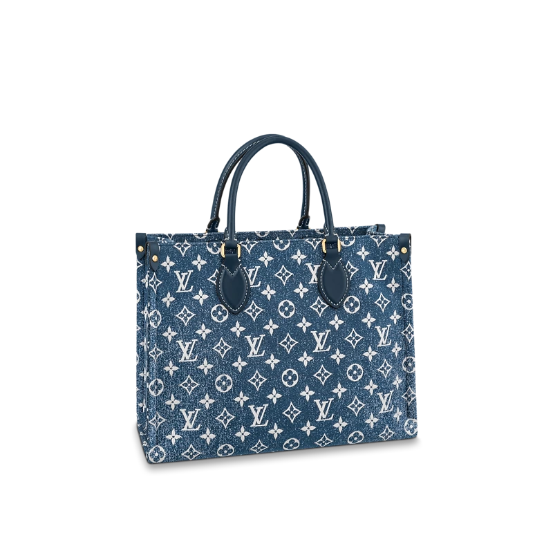 Monogram Denim OnTheGo MM Tote Bag M59608