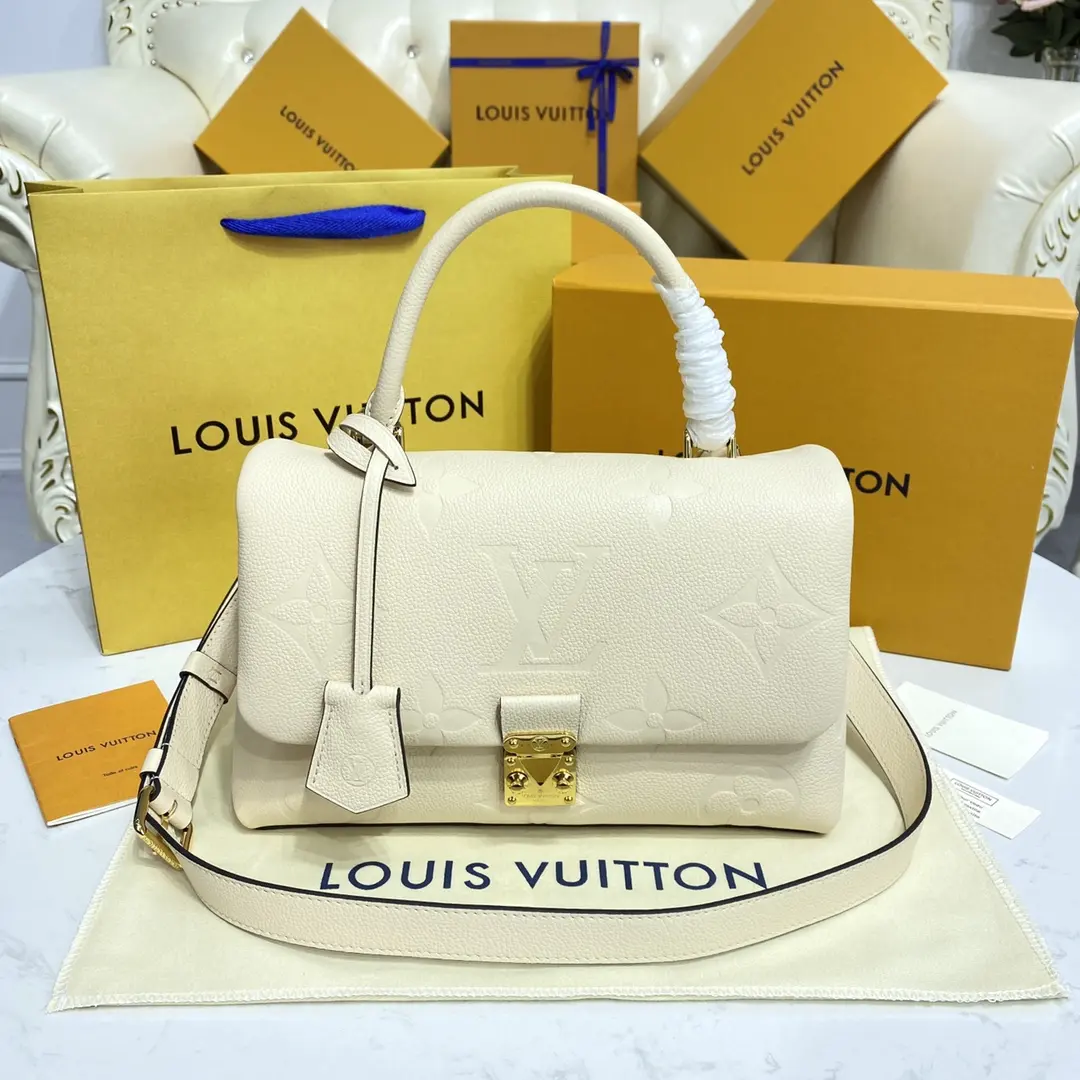 Monogram Empreinte Madeleine MM Handbag-Cream M45976-Cream
