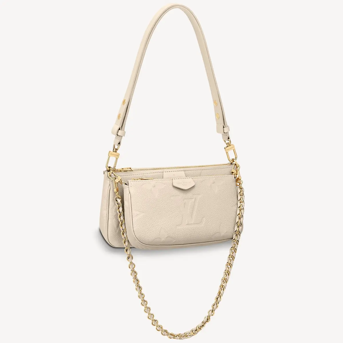 Monogram Empreinte Multi Pochette Accessoires-Cream M80447