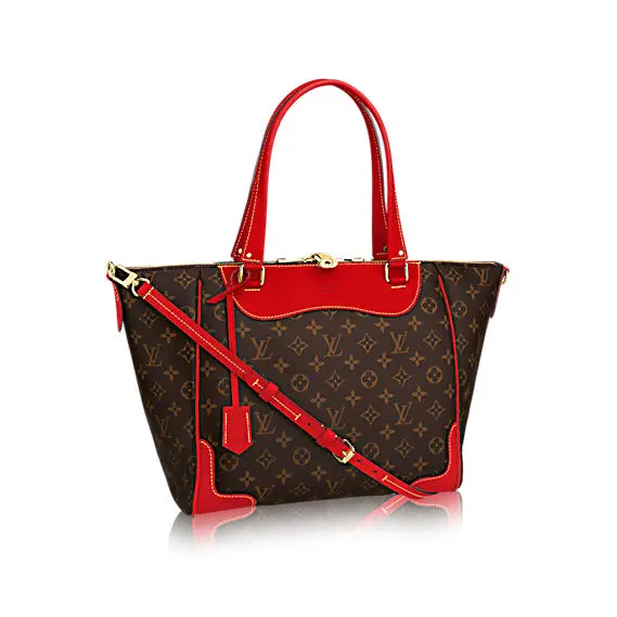 Monogram ESTRELA MM Handbag-Red M51193