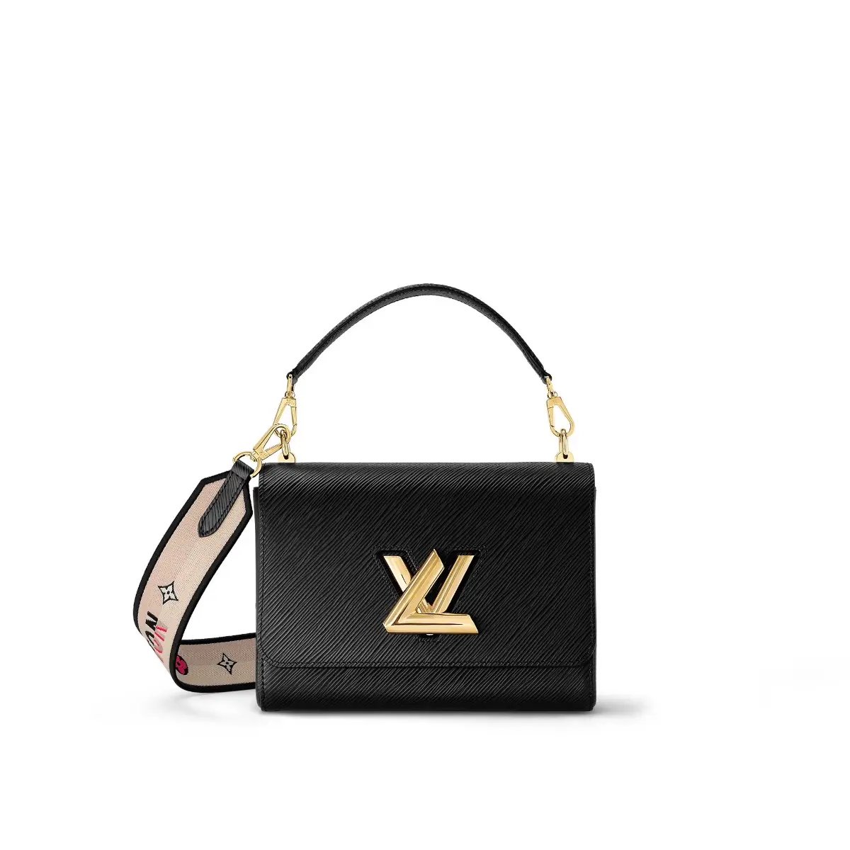 Monogram Flowers Twist MM Handbag M21554