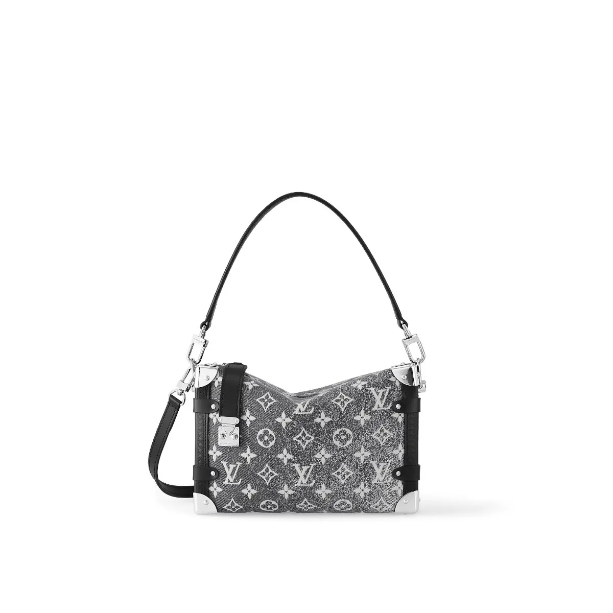 Monogram Jacquard Denim Side Trunk Bag M21460