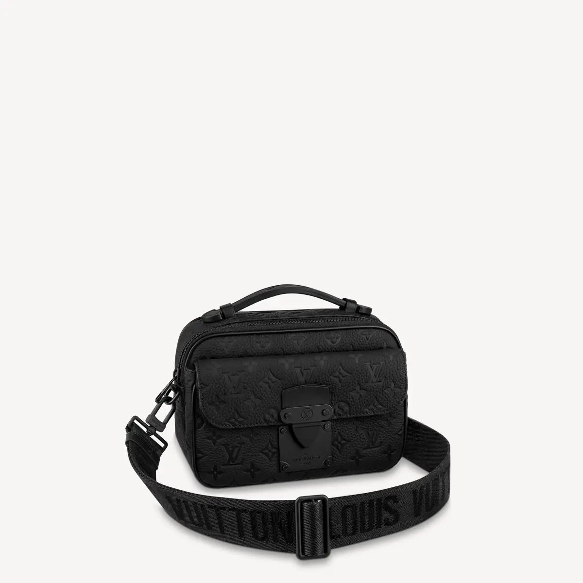 Monogram Macassar S Lock Messenger M58489