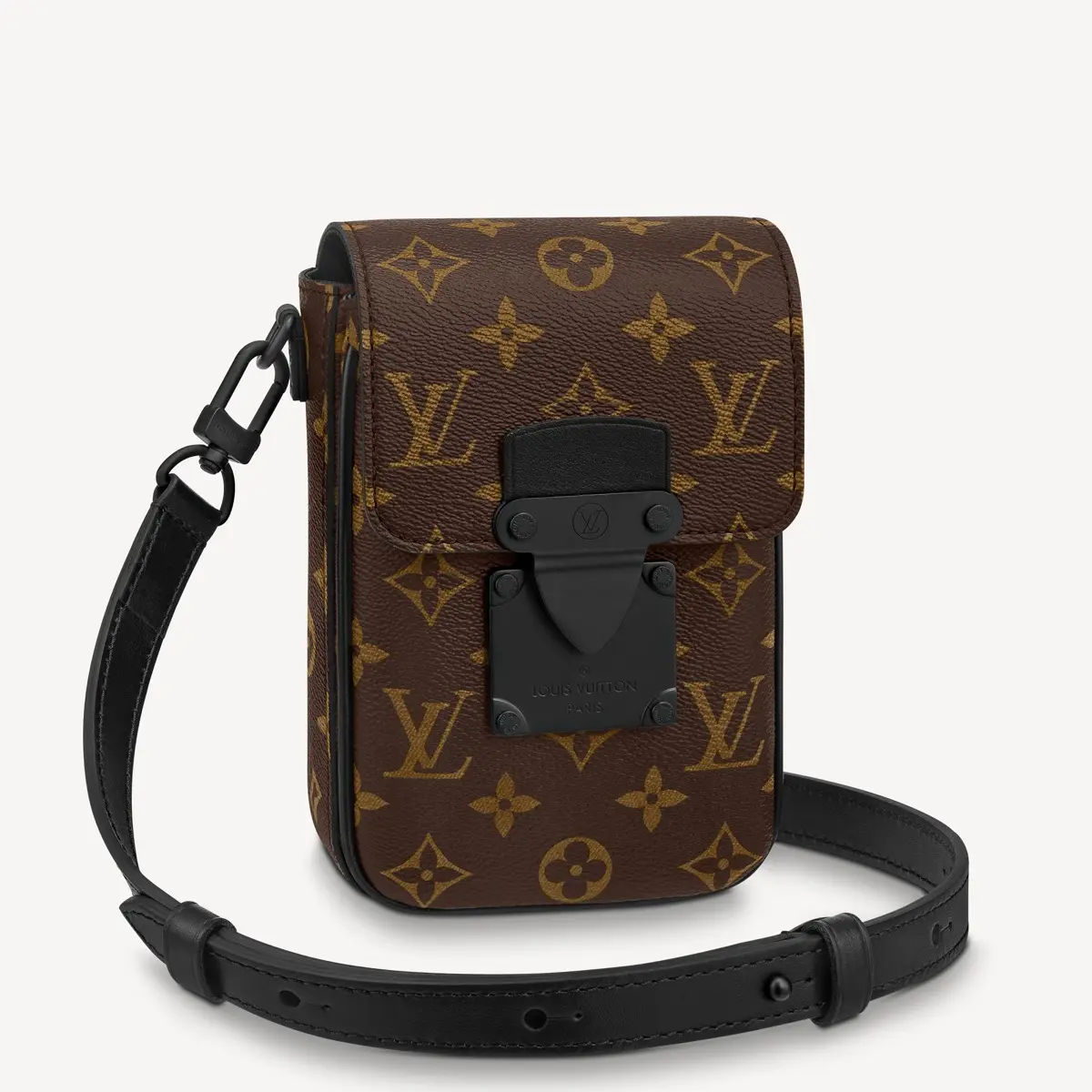 Monogram Macassar S-Lock Vertical Wearable Wallet M81522