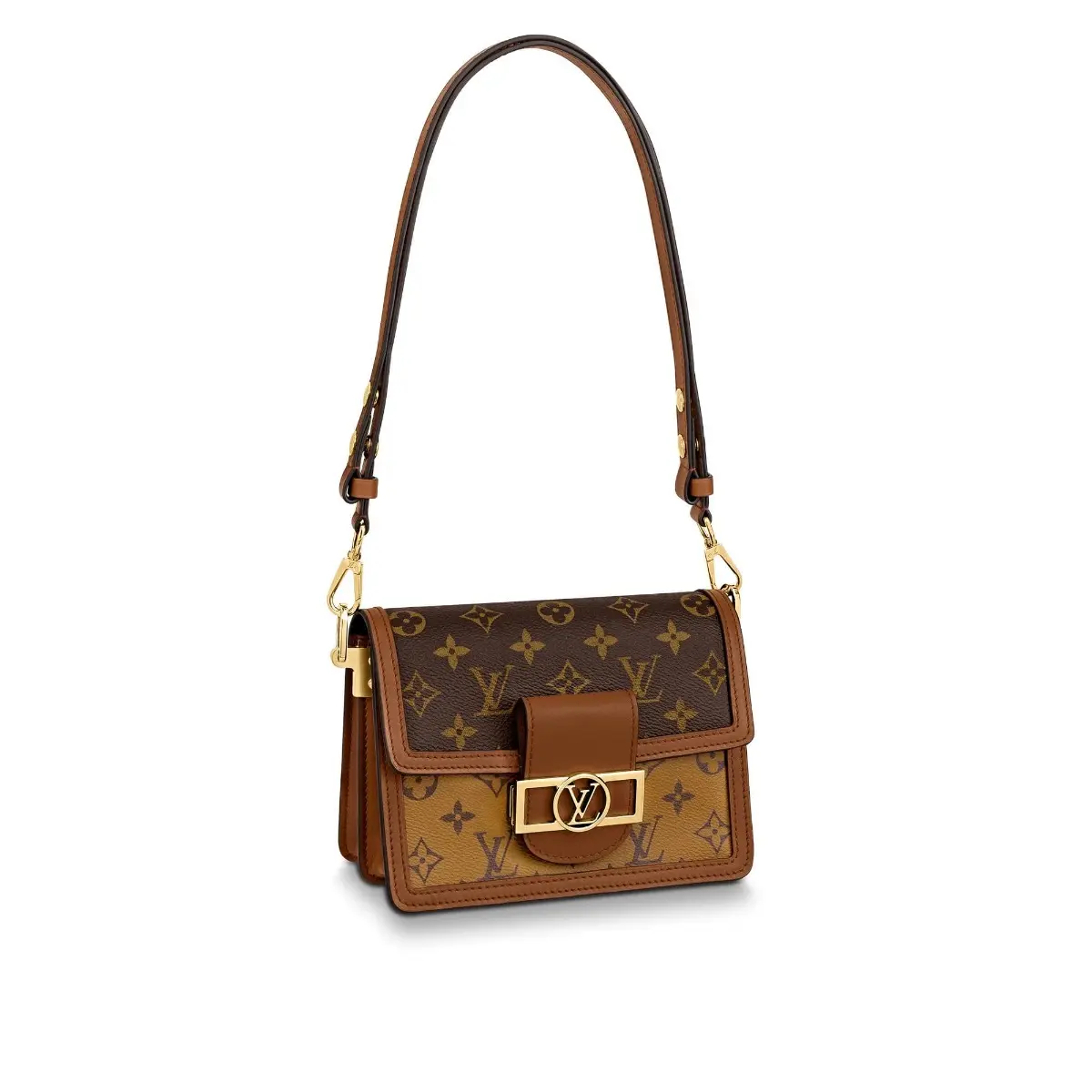 Monogram Reverse Canvas Mini Dauphine M44580