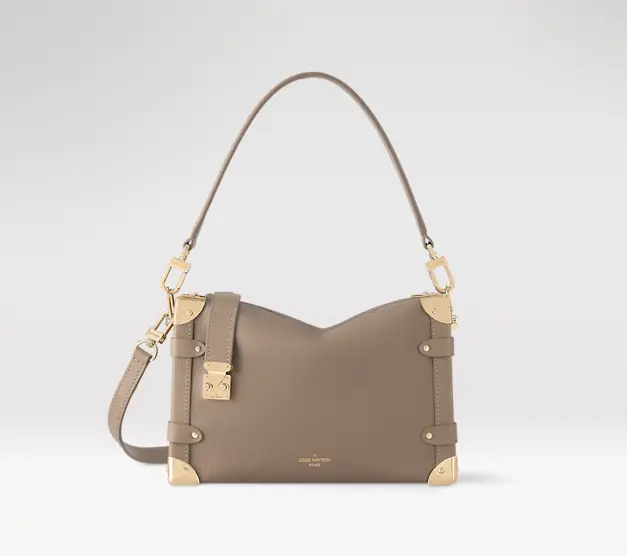 Monogram Side Trunk MM bag-Taupe M25072