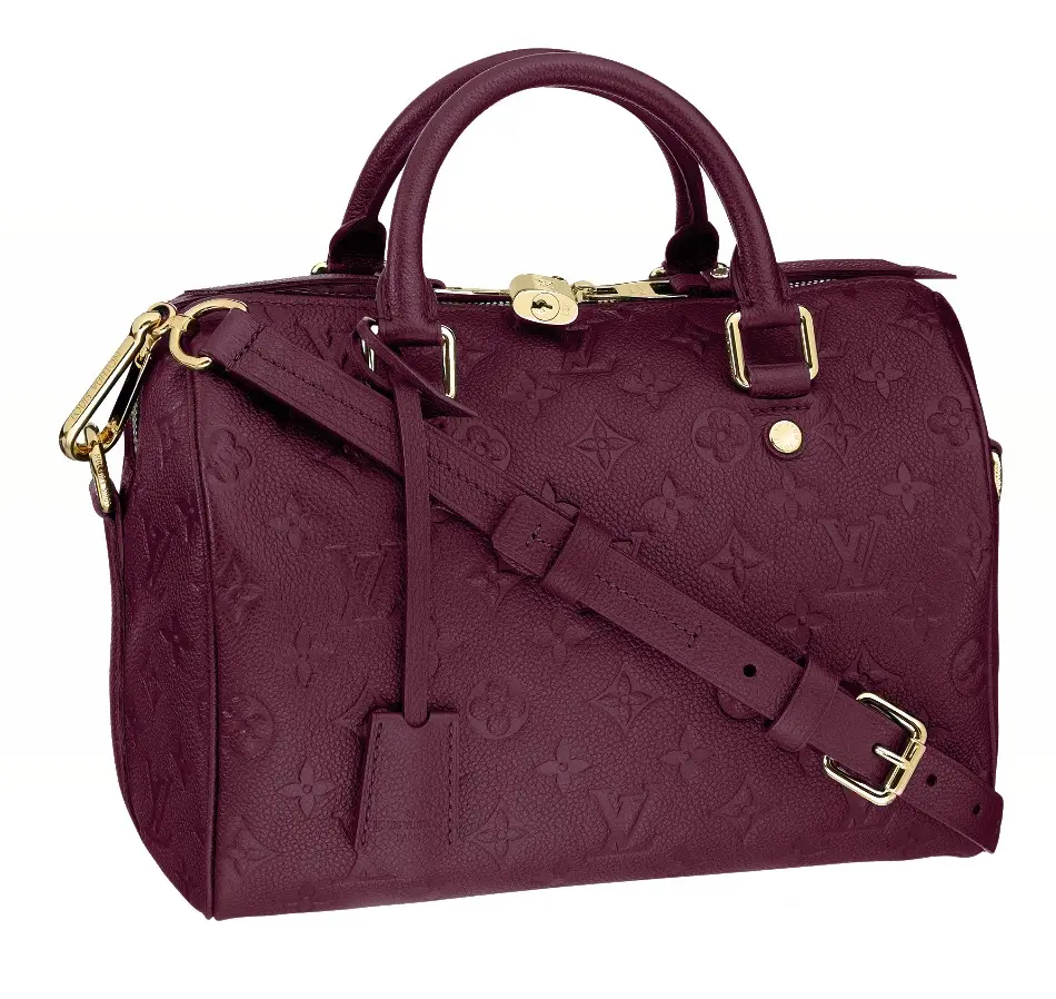 Monogram SPEEDY BANDOULIERE 25-Burgundy M42402