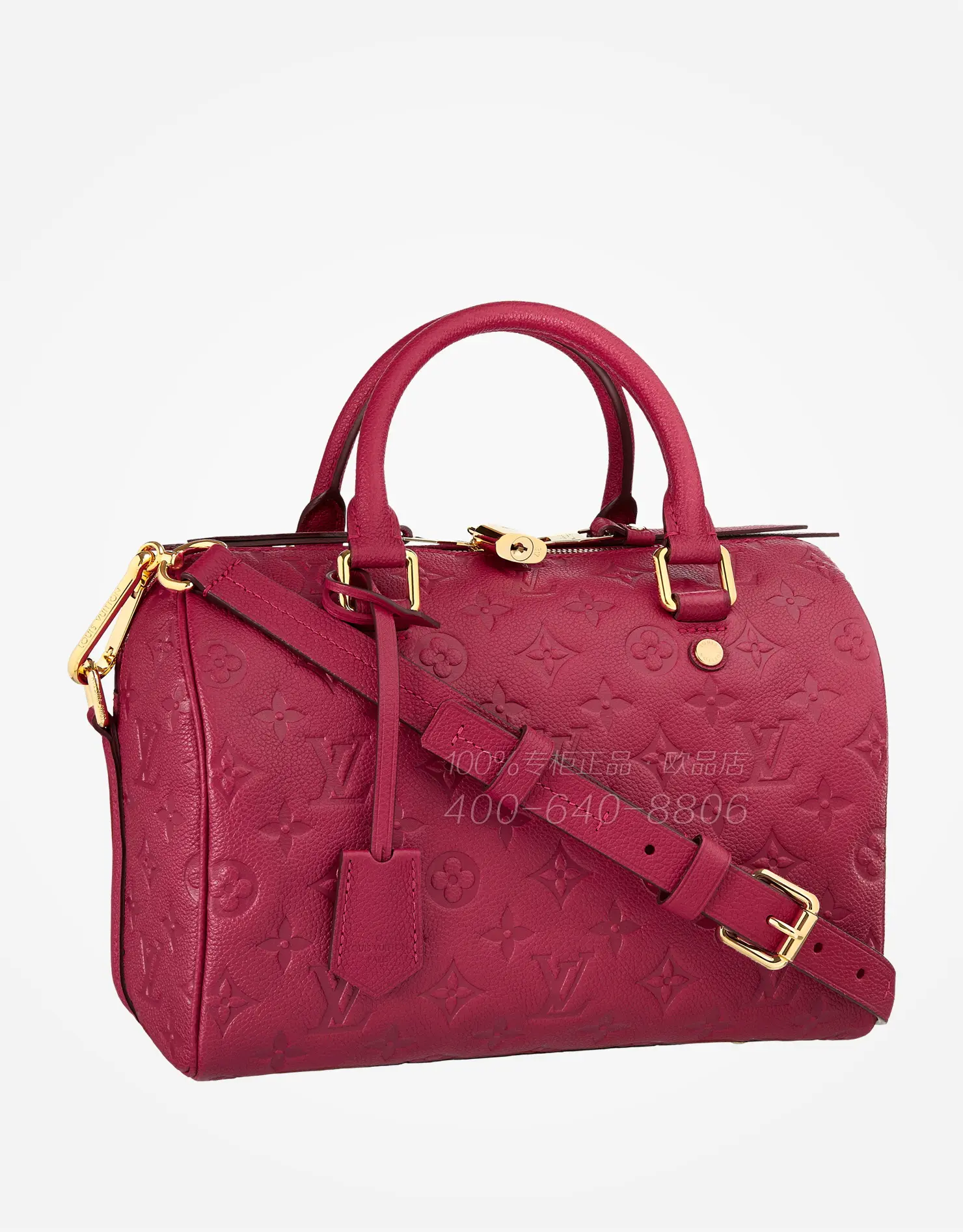 Monogram SPEEDY BANDOULIERE 25-Jaipur Pink M40764-5