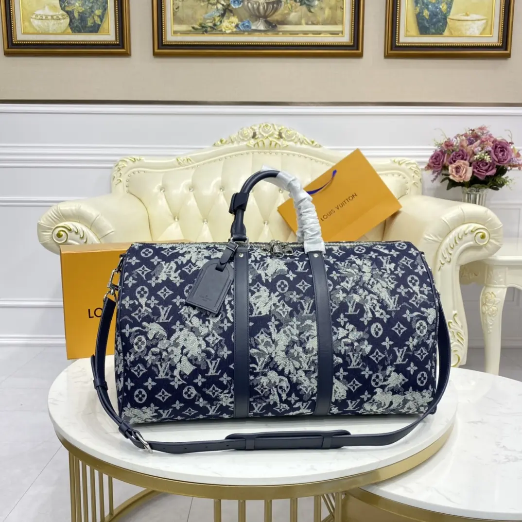 Monogram Tapestry Keepall Bandouliere 50 M57285