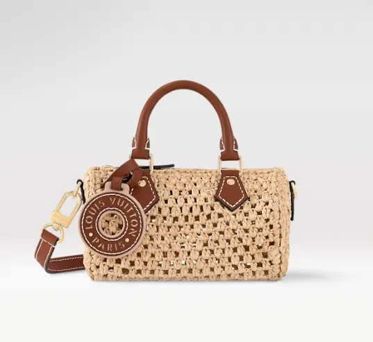 Natural Raffia Nano Speedy bag M83525