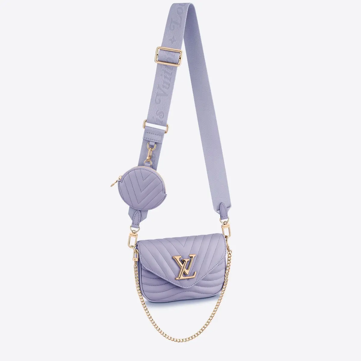 New Wave Multi-Pochette Crossbody Handbag-Purple M57864