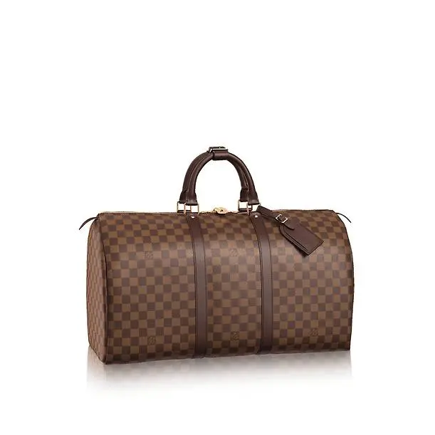 Premium Damier Canvas Keepall 50 Luggage Bag N41427