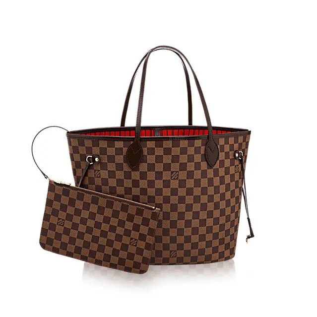 Premium Damier Ebene Canvas Neverfull MM N41358-2