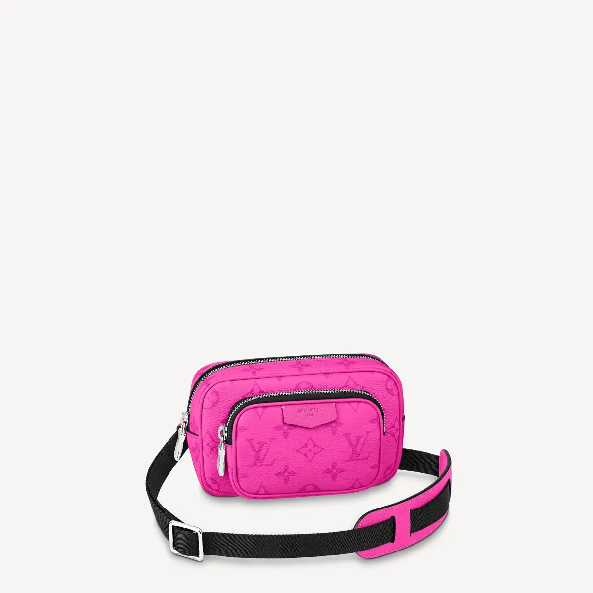 Taiga Leather Outdoor Pouch-Rose M30781