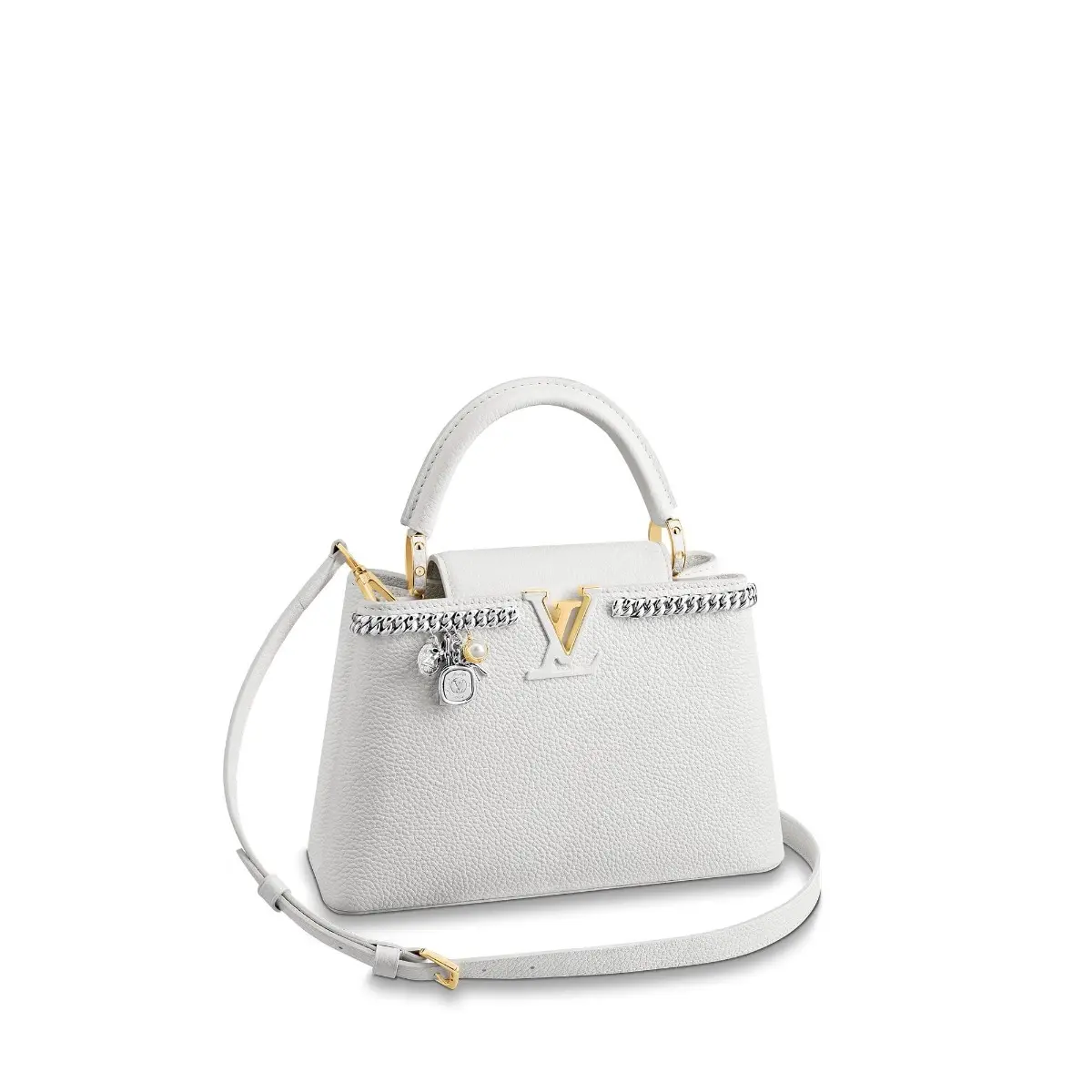 Taurillon Capucines BB-White M53245