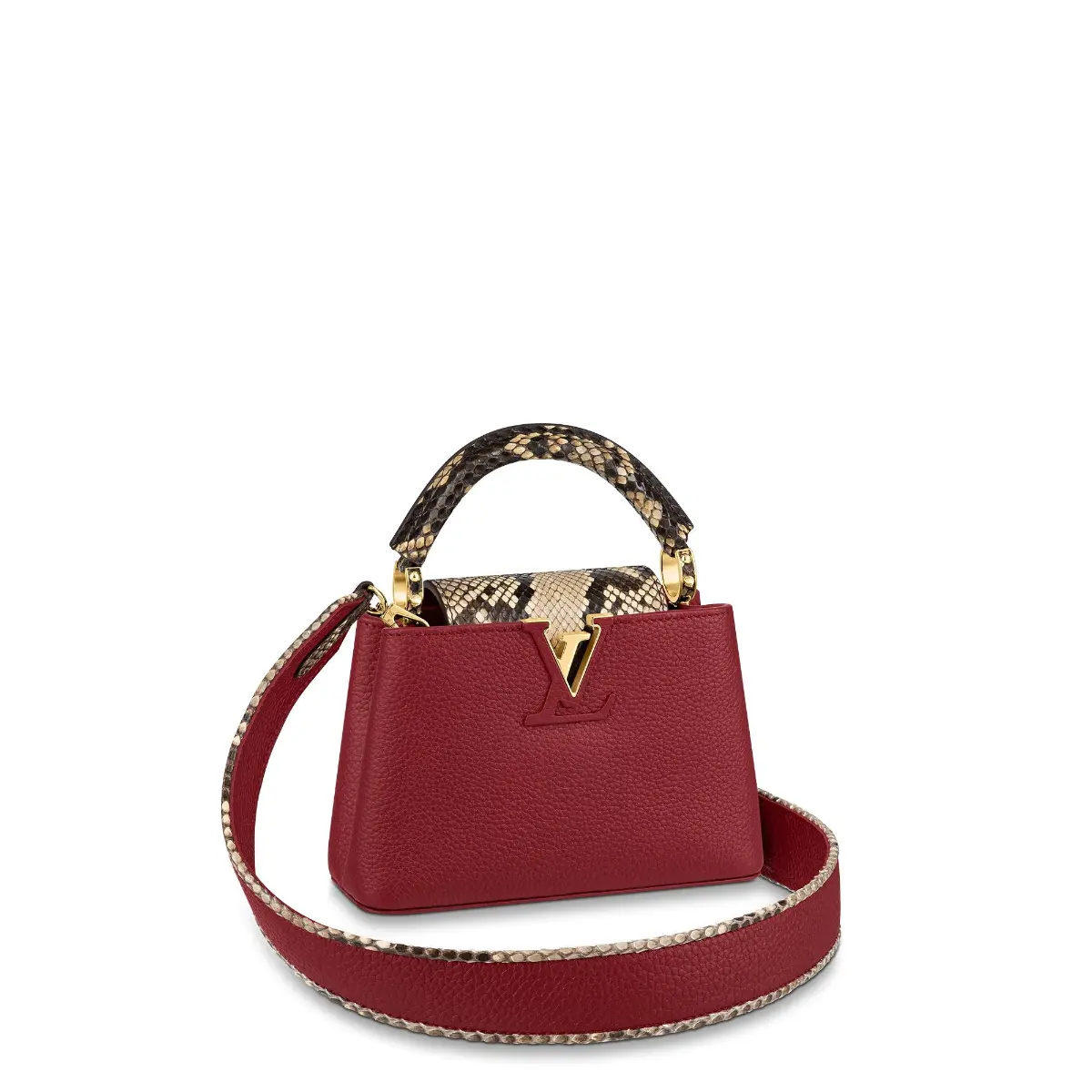Taurillon Capucines Mini-Rouge Carmin Red N97074