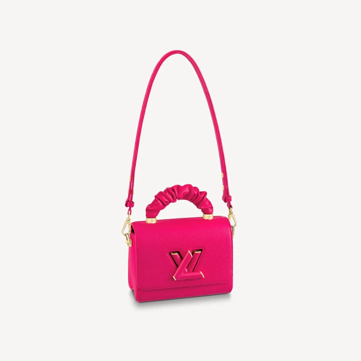 Taurillon Leather Twist PM-Pink M58691