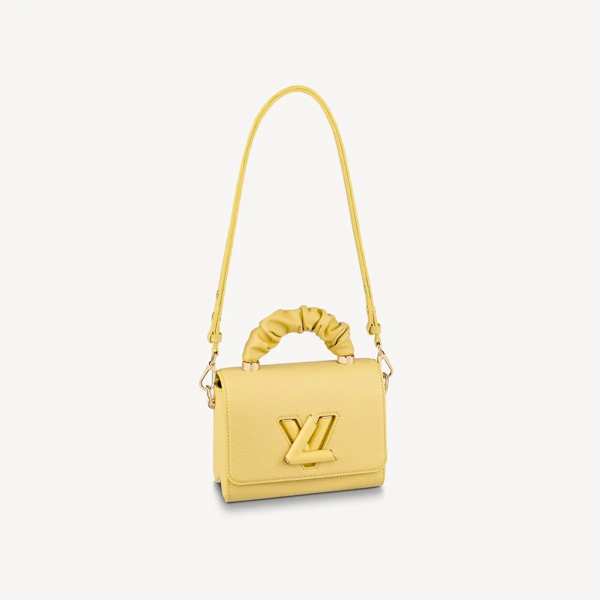 Taurillon Leather Twist PM-Yellow M58571