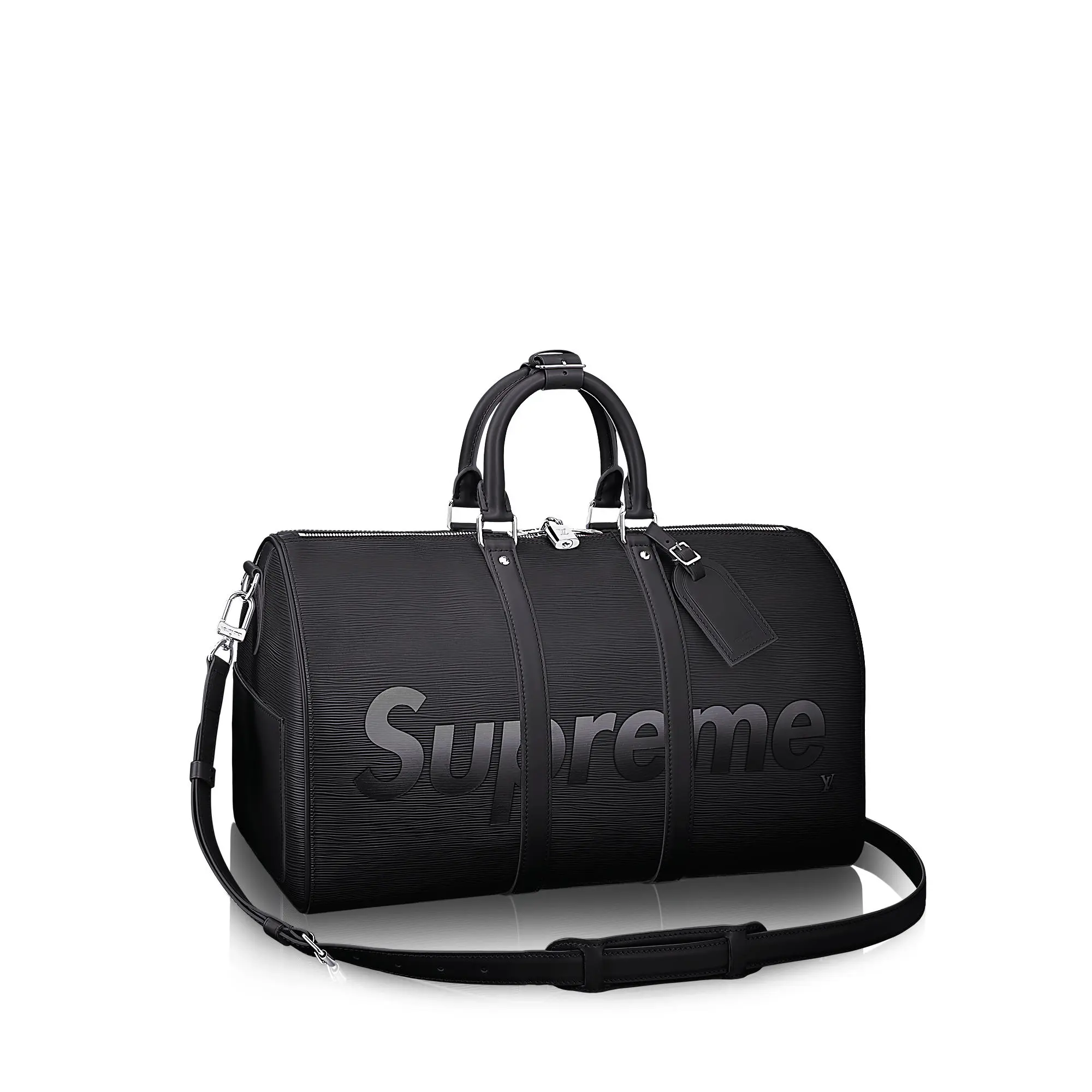 X Supreme 2017 Premium EPI Keepall 45 Bandouliere-Black M53433